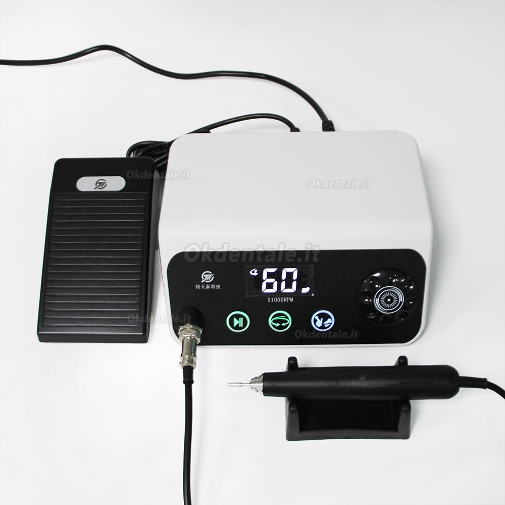 Micromotore dentale brushless TJJ HP88 con manipolo da 60000 giri/min e controllo a pedale